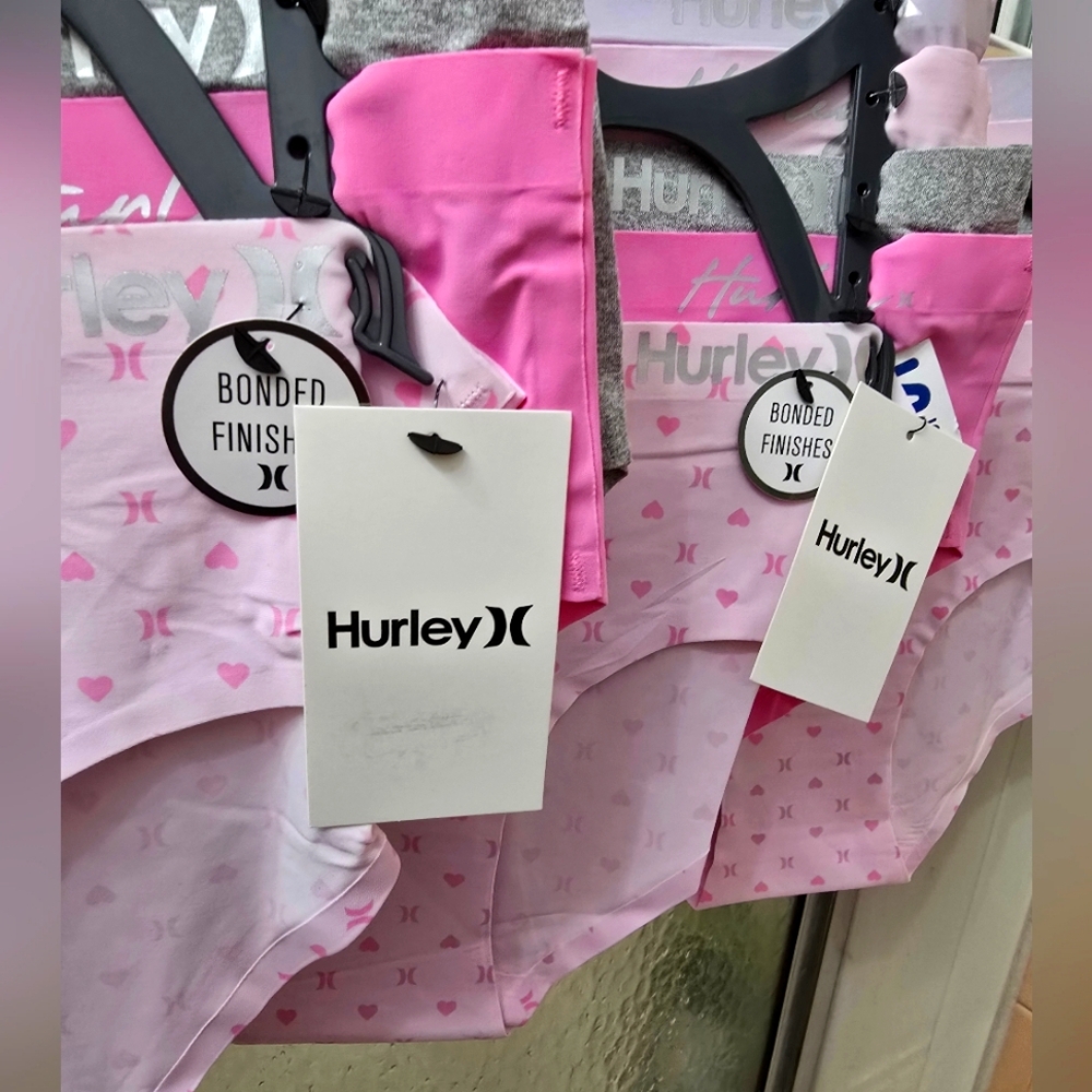 NWT Hurley Beautiful 3PK Multicolor Briefs, SZs L & M. Bonded Finishes. $35 Each - Picture 5 of 12